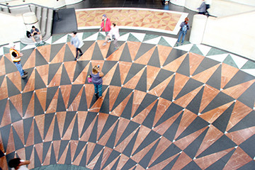 Floor design @ LA Metro depot