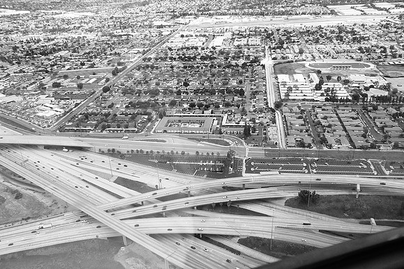 91 & 5 freeway interchange